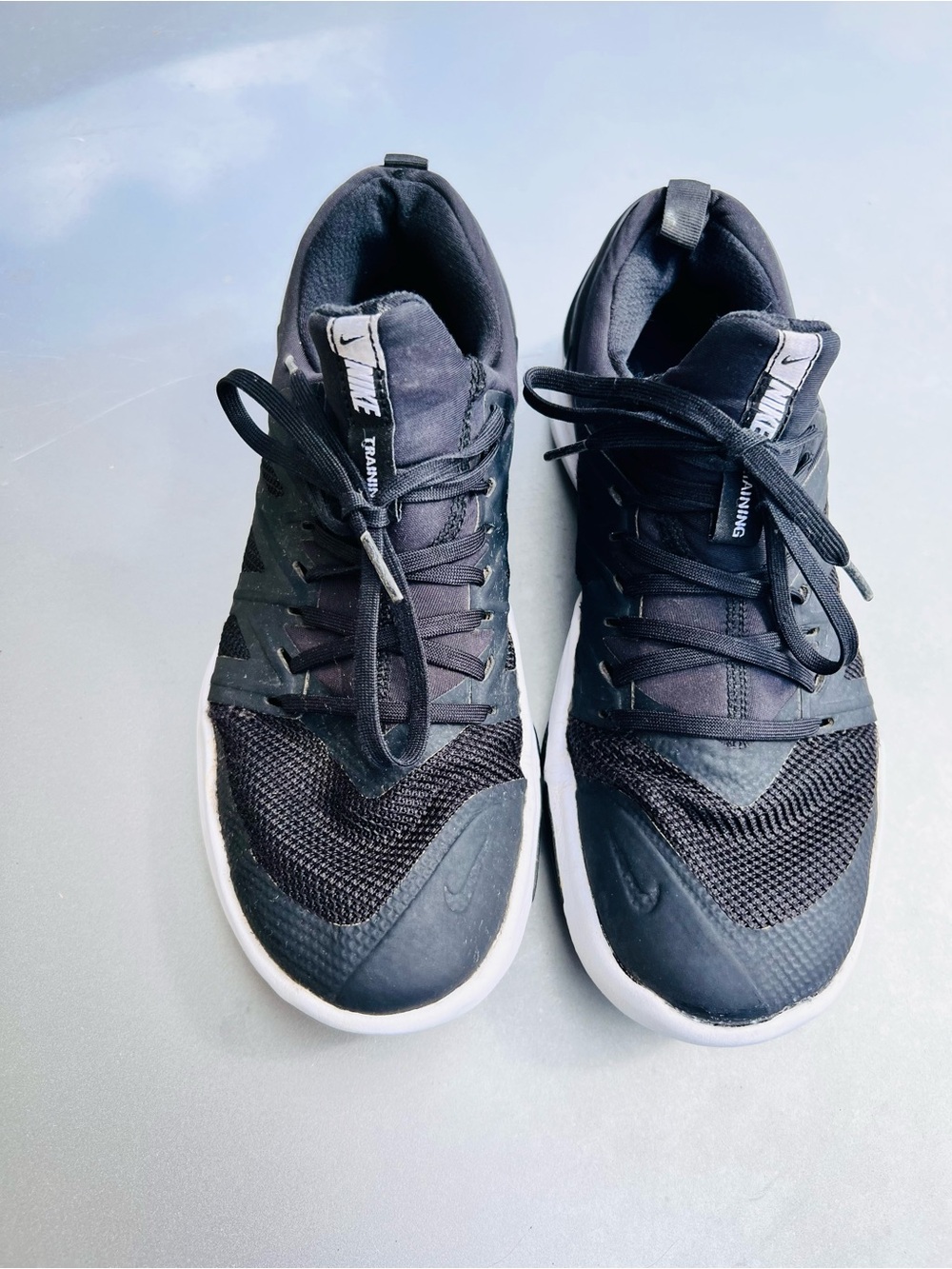 Nike Black and White Athletic Trainers